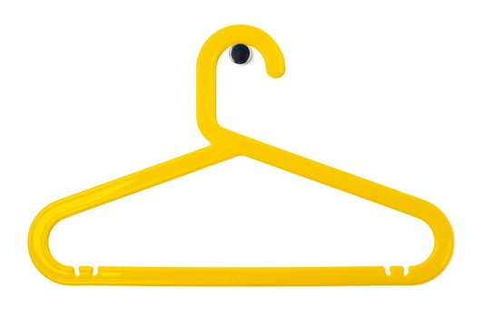 hanger for clothes isolated on white background photo