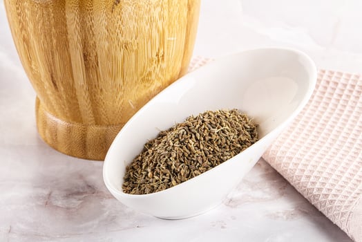 Anise sseds aroma in the bowl photo