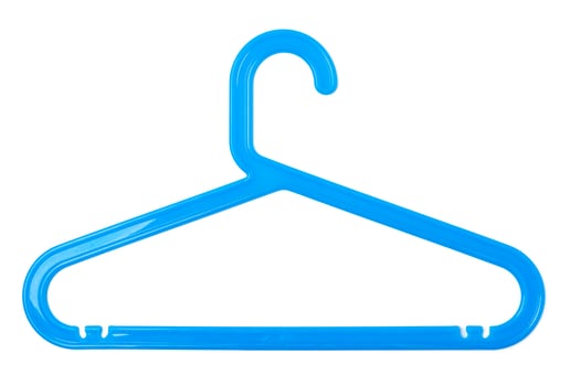 hanger for clothes isolated on white background photo