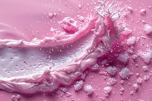Vivid Pink Explosion of Milk and Liquid Splash for Abstract Design and Art Projects photo