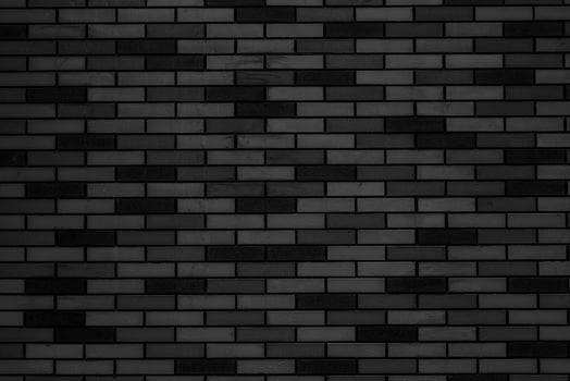 Black brick wall. Construction retro stylish background. photo