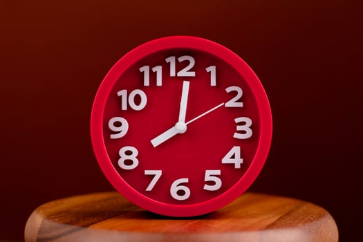 Alarm clock concept time and work time photo in high quality studio time and life