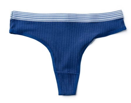 String female panties isolated on white background. photo