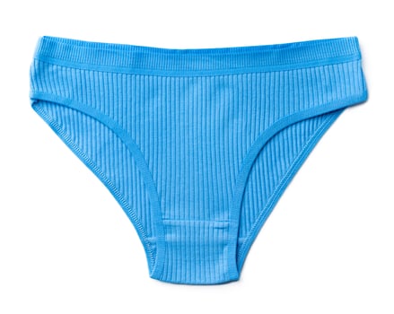 Classic women's cotton panties isolated on white background photo