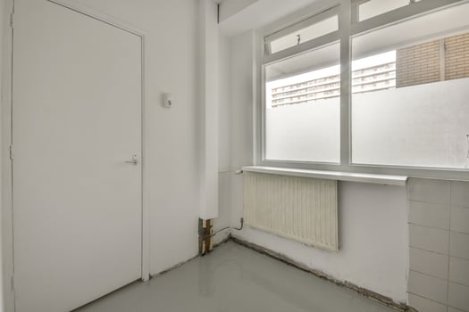 A white door photo