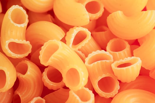 Pasta noodles for cooking Italian food. photo