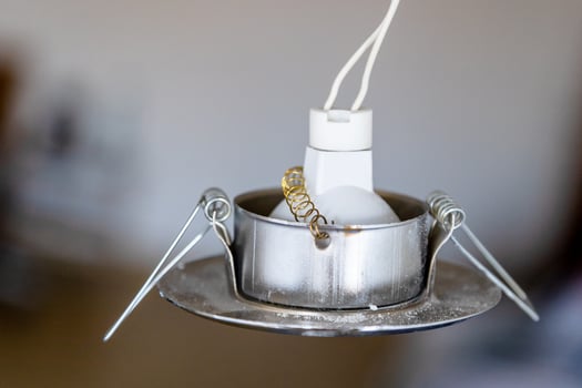 maintenance built-in ceiling light in room photo