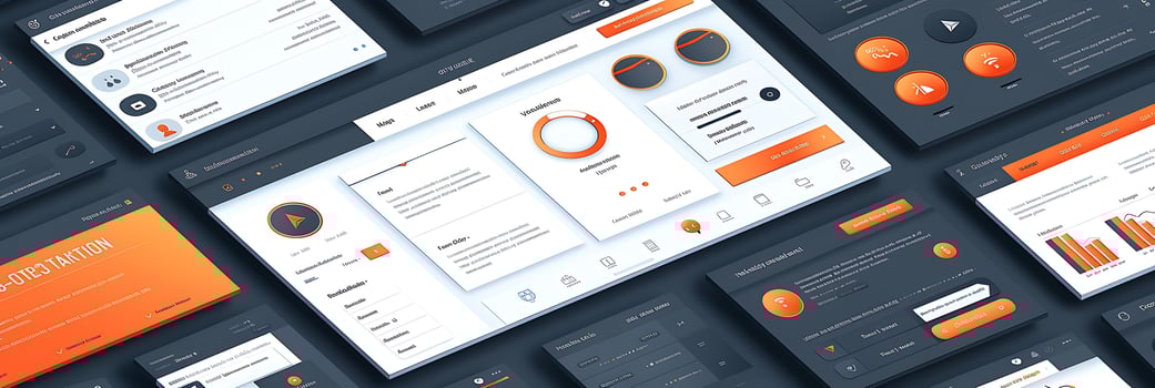 User interface kit for educational websites featuring engaging buttons for course enrollment userfriendly forms for registration and intuitive navigation menus for accessing learning materials photo