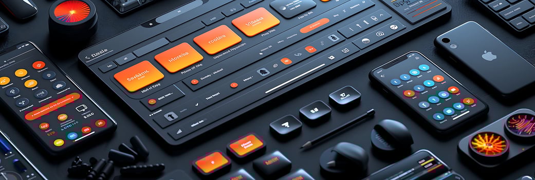 Comprehensive user interface kit ecommerce platform including stylish button product selection intuitive form checkout seamless navigation menu browsing Prioritize user experience conversion photo