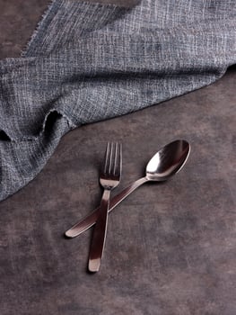 mock up plate wood kitchen template cafe desk meal vintage food background cooking natural spoon art photo