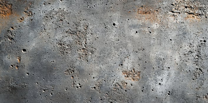 Weathered Concrete Surface with Holes and Rust photo