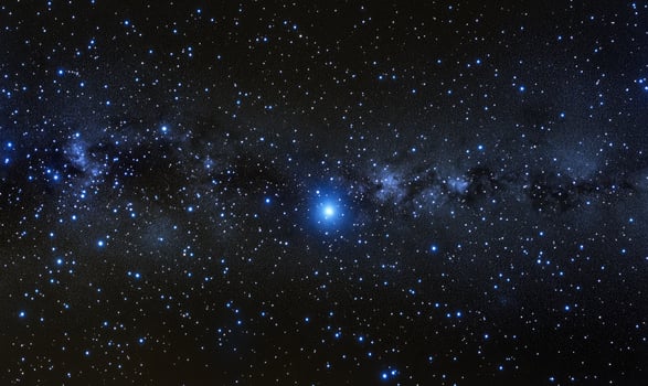 Crux constellation shining brightly, stars twinkling photo