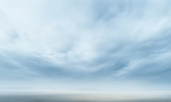 Thick clouds rolling across the sky photo