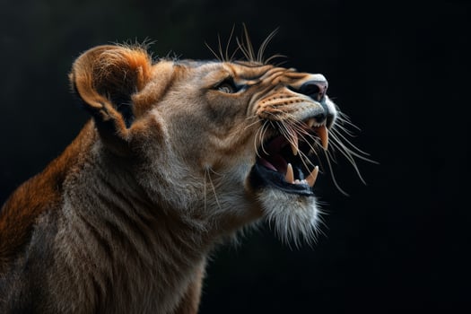 Lion roar, lion roar, lion roar, lion roar, lion roar, lion roar, photo