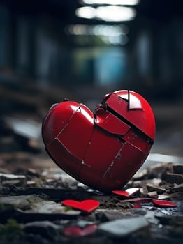 broken heart, concept of separation, betrayal photo