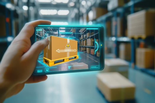 Leveraging augmented reality technology can significantly enhance the efficiency of package tracking and logistics management within the modern and complex supply chain system in todays economy photo