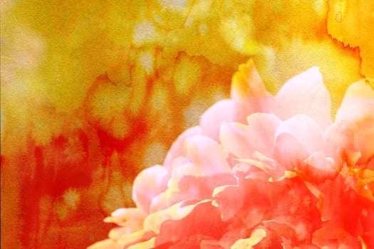 Vintage flower paper background photo