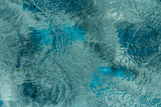 Water surface in vibrant blue 3 photo