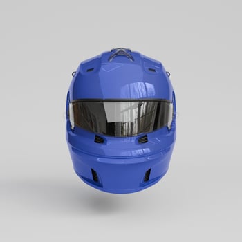3d Render of Racing Helmet photo