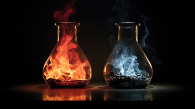 Chemical Chiaroscuro Playing with Light and Dark to Highlight the Impact of Industrial Emissions photo