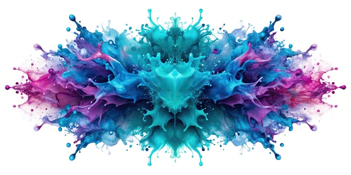 abstract splash painting photo