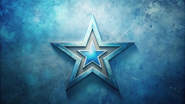 abstract star texture in blue and light colors photo