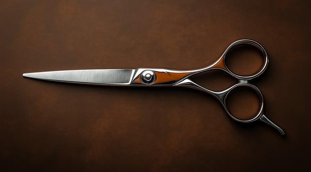 Hairdresser's professional scissors photo