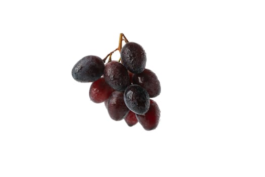 Fresh ripe grape isolated on white background photo