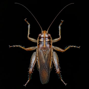 A large brown bug with long legs photo