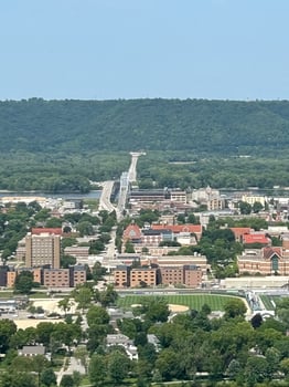 View from the hill top --- July 2024, Winnona MN photo