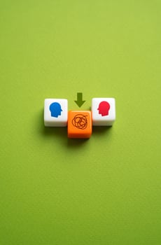 Remove quarrels and misunderstandings. Fix the problem. Lack of communication. Bridge gaps, build connections, and foster understanding. Need for clarity, patience, dismantling barriers. photo