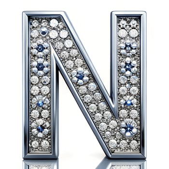 diamond letter N photo