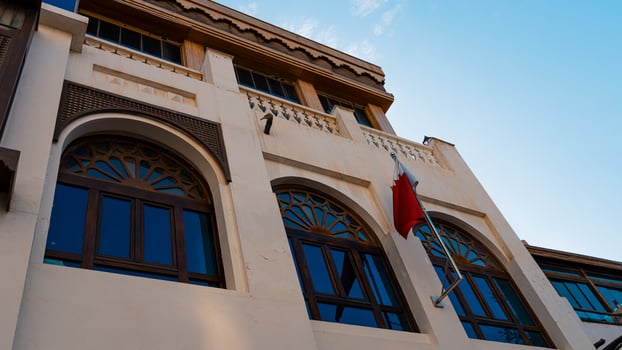 Doha, Qatar Architecture details of traditional arabian market Souq Waqif in Doha City in Qatar photo