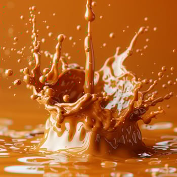 Photo of a chocolate splash