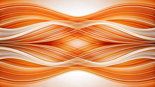abstract orange white background waves photo