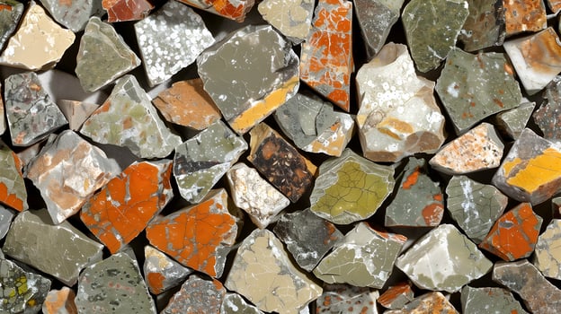 Textured jasper stone background featuring a variety of natural colors and patterns photo