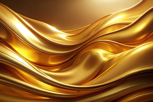 Abstract liquid background with gold accents photo