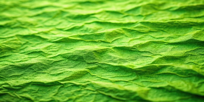 Abstract green paper texture with depth of field effect photo