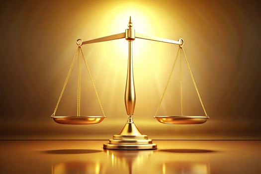 Abstract background of glowing golden scales photo