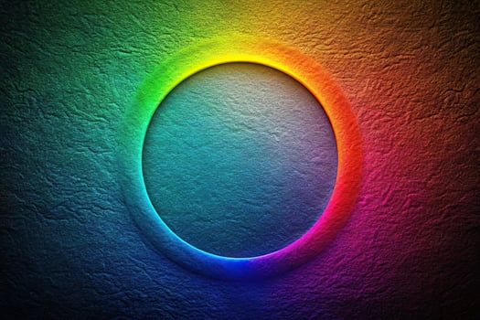 abstract circle with bright colors and dark noisy texture wallpaper Extreme Close-Up photo
