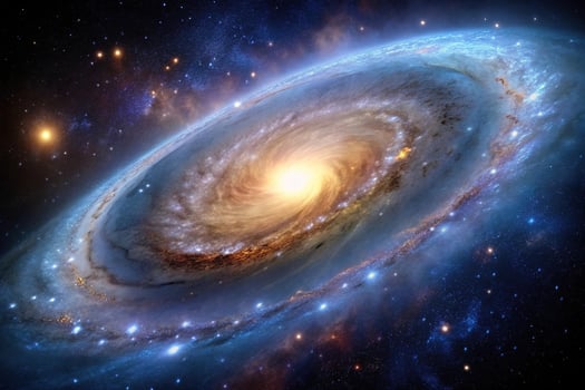 Abstract background of phantom galaxy in cosmos photo