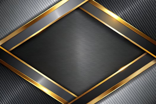 Abstract background created with black, grey, and gold paint leading lines photo