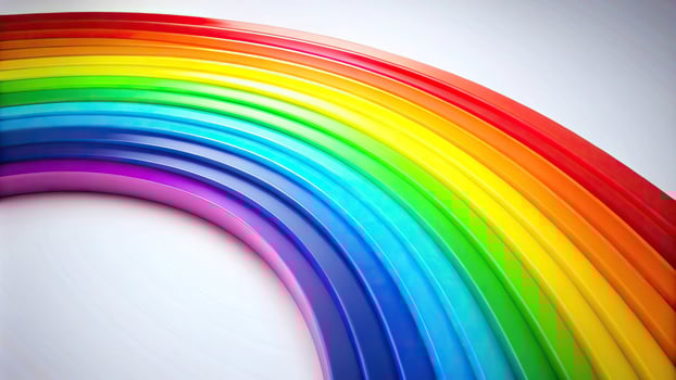 abstract colorful rainbow background with white Tilted Angle photo