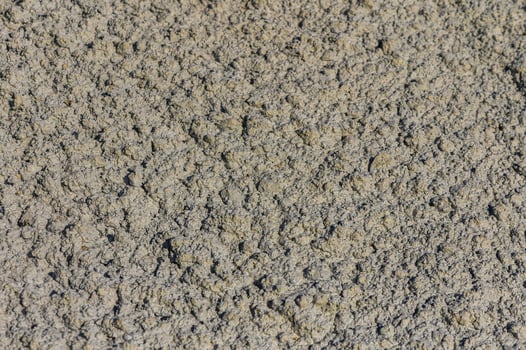 remains of hardened concrete at a construction site photo