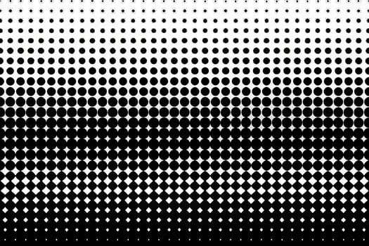 Abstract black and white horizontal dot and stroke pattern photo