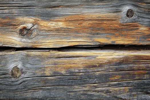 Weathered Wood Planks with Knots and Grain Patterns photo