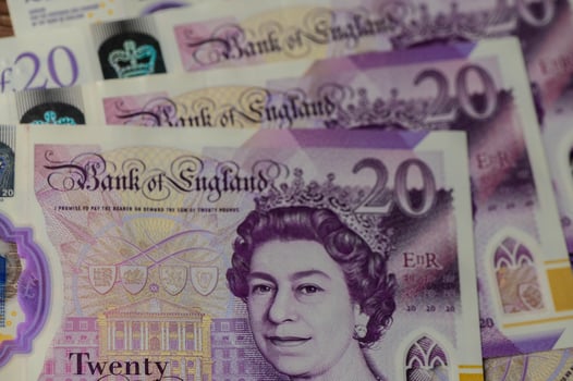 money british pounds sterling gbp closeup 2 photo