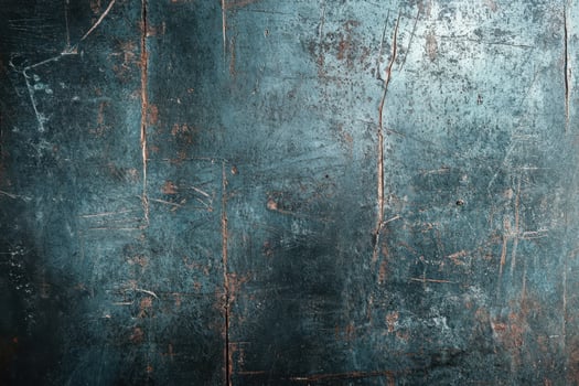 Weathered Metal Surface with Rust and Scratches photo