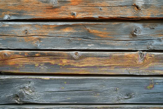 Weathered Gray and Brown Wooden Planks photo