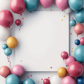Ballons decorations for celebration photo